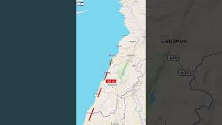 Distance between Tel Aviv Palestine to Beirut Lebanon moscowregion automobile aviation [upl. by Fullerton]