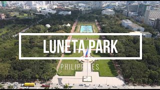 Luneta Park Philippines  Drone Shot [upl. by Starks444]