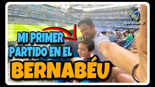 ¡LA INCREÍBLE EXPERIENCIA DE UN NIÑO EN SU PRIMER PARTIDO EN EL BERNABÉU [upl. by Boothe401]