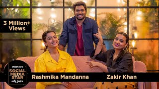 Social Media Star With Janice S03  E03 ZakirKhan amp Rashmika Mandanna [upl. by Aneehsram]