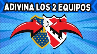 Adivina los 2 Equipos de Fútbol por su Escudo ⚽Play Quiz Deportes [upl. by Noyahs]