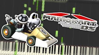 Mario Kart DS  Airship Fortress Theme Piano Tutorial Synthesia [upl. by Mullac]