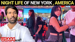 NIGHT LIFE OF TIMES SQUARE NEW YORK  BEST PLACES TO VISIT IN NEW YORK CITY [upl. by Ark]