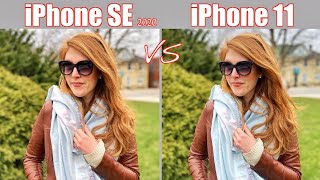 iPhone SE 2020 VS iPhone 11  Camera Comparison [upl. by Matt]