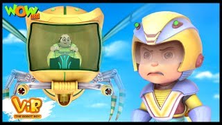 Vir The Robot Boy  Hindi Cartoon For Kids  Giant robot bee attack  Animated Series Wow Kidz [upl. by Yreffeg]