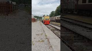 PRESERVED CLASS 14 D9553 AT WIRKSWORTH27 7 24NEIL HAYTON RAILWAY MEMORIES railwaytrain [upl. by Milda]