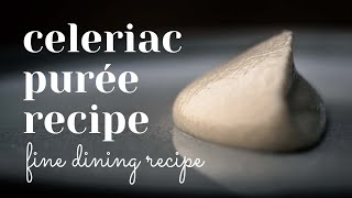 celeriac purée  fine dining recipe roasted in oven [upl. by Chaworth]