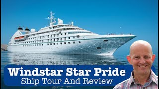 Windstar Cruises Star Pride Ship Tour [upl. by Bum]