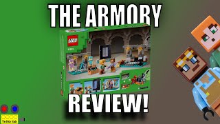 AMY THE ARMORSMITH THE ARMORY REVIEW lego minecraft 21252 [upl. by Adey586]