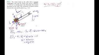 Problem F131 Dynamics Hibbeler 13th Chapter 13 [upl. by Schlessel]