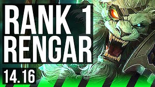 RENGAR vs XIN ZHAO JGL  Rank 1 Rengar 9311 700 games  EUW Challenger  1416 [upl. by Elwaine]