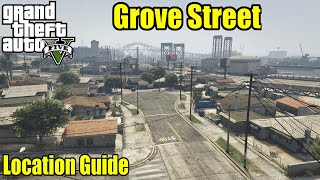 GTA 5  Grove Street Map Location Guide [upl. by Weyermann]