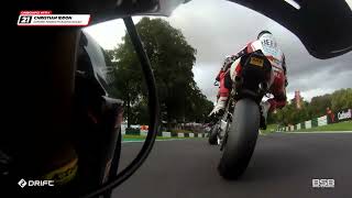 Bennetts British Superbikes RD8  Cadwell Park BikeSocial Race onboard highlights [upl. by Marie-Ann546]