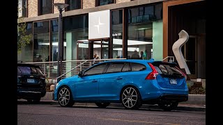 V60 Polestar Stock Exhaust vs Downpipe and Inlet Kit Cold Start Revs 060 Launch Fly Bys [upl. by Rj841]