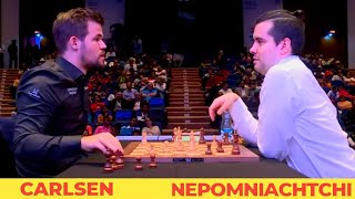 Magnus Carlsen 2847 vs Ian Nepomniachtchi 2789  World Rapid [upl. by Gruver]