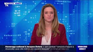 BFMTV  Retour de Céline Pitelet dans Weekend Direct titres et début  5 janvier 2024 [upl. by Acila]