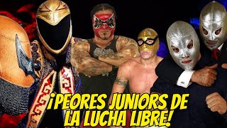 ¡Peores Juniors de la lucha libre Kung fu jr Tinieblas jr Santo jr Lizmark jr Solitario jr [upl. by Aimekahs710]