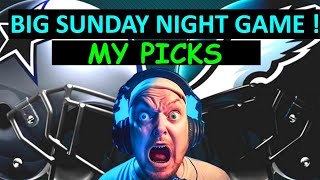 EAGLES vs COWBOYS  Sunday Night Game PICKS [upl. by Edras]