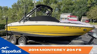 2014 Monterey 204 FS Boat Tour SkipperBuds [upl. by Frangos]