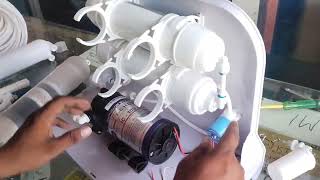 Ro installation water filter asembal kese kre आरो फिल्टर कैसे तैयार होता है [upl. by Fiorenza]