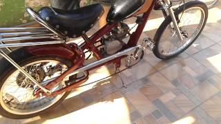 Bike chopper motor 80cc [upl. by Nosdrahcir]