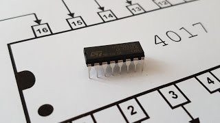 CMOS 4017 Erklärung amp Einsatz als LED Lauflicht [upl. by Aztiley230]