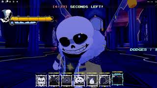 Outertale sans new move Gravity snap Undertale Final Showdown [upl. by Nuahsyd]