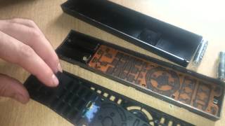 Чистка пульта ДУ ТВ Sony KDL How to disassemble and clean the TV remote control [upl. by Iaht]