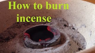 How to Light Charcoal  How to Burn Resin Incense ❺❺ Frankincense in Ancient Rome [upl. by Enelrac63]