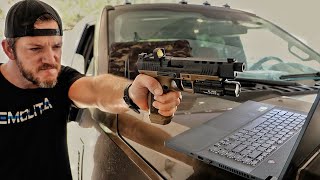 The Most Tactical and Affordable Gun Against My Bulletproof Laptop [upl. by Amoreta]