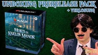 MTG Murders at Karlov Manor Prerelease Pack Opening deutsch  Magic the Gathering  Trader 2024 [upl. by Alohs]