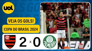 FLAMENGO 2 X 0 PALMEIRAS  COPA DO BRASIL 2024 VEJA OS GOLS [upl. by Ahscrop644]