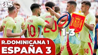 RESUMEN REPDOMINICANA 1 ESPAÑA 3  JUEGOS OLÍMPICOS 2024  NARRACIÓN CARRUSEL [upl. by Pozzy934]