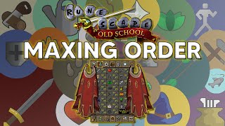 OSRS Maxing Order What Order Should You Max Your Skills [upl. by Auhsuj305]