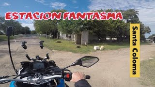 🚂 ESTACIONES RURALES 🌞SANTA COLOMA al paso DEL TIEMPO argentina rural motovlog ferrocarril [upl. by Hardin97]