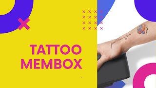 TATTOO PRINTER MEMBOX [upl. by Paxton189]