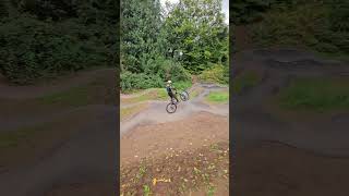 Manual Practising at Bampton Pump Track like subscribe follow mtb pumptrack devon hardtail [upl. by Oznole]