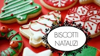 BISCOTTI DI NATALE CON GLASSA COLORATA [upl. by Acirea]