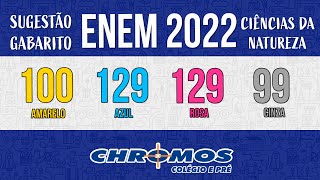 Gabarito ENEM 2022 CHROMOS  Prova Amarela Questão 100  Ciências da Natureza [upl. by Venator921]