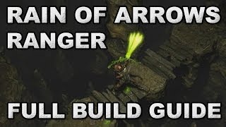 Path of Exile ZiggyDs Rain of Arrows Ranger Full Build Guide  Top 40 1 Week Nemesis Race [upl. by Sandon630]