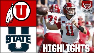 Utah Utes vs Utah State Aggies  Full Game Highlights  ESPN College Football [upl. by Rocher]