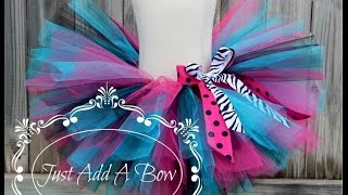 HOW TO Make Tutus More Full and Fluffy by Just Add A Bow [upl. by Kentiggerma]