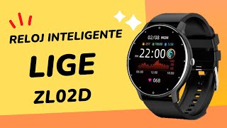 Reloj Inteligente LIGE ZL02D  Revisión a fondo en Español  LIGE SmartWatch [upl. by Cookie]