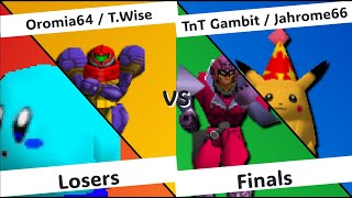 Oromia64TWise Vs Jahrome66TnTGambit  SAMUS FEST  Vanilla Doubles  Losers Finals  08312024 [upl. by Nosyarg]