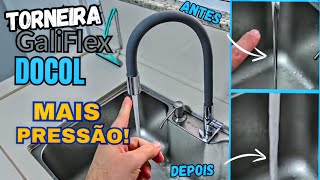 🚰 Avaliação Torneira Cozinha Docol GaliFlex  Torneira com pouca PRESSÃO NUNCA MAIS [upl. by Stokes186]