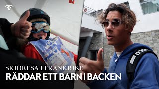 RÄDDAR ETT BARN I STÖRSTA SKIDBACKEN  Skidresa i Frankrike [upl. by Stark]