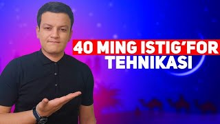 40 ming istigfor tehnikasi [upl. by Nyre278]