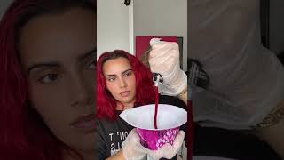 How to dye your hair red WITHOUT BLEACHING first [upl. by Showker243]