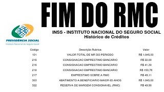 FIM DO RMC COMO ACABAR COM EMPRÉSTIMOS CONSIGNADOS CUIDADOS EM 2023 [upl. by Aelber]