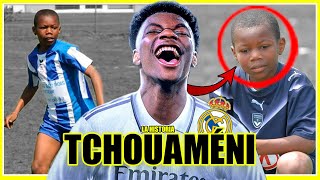 🇫🇷⚪️ LA HISTORIA DE AURÉLIEN TCHOUAMÉNI  Le juró a su padre que sería futbolista [upl. by Wrdna]